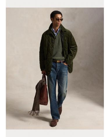 VESTE RALPH LAUREN VELOURS KAKI