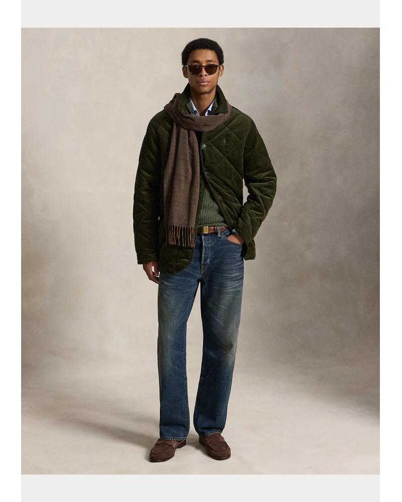 VESTE RALPH LAUREN VELOURS KAKI