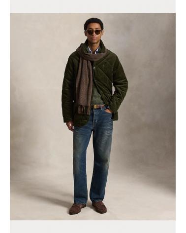 VESTE RALPH LAUREN VELOURS KAKI