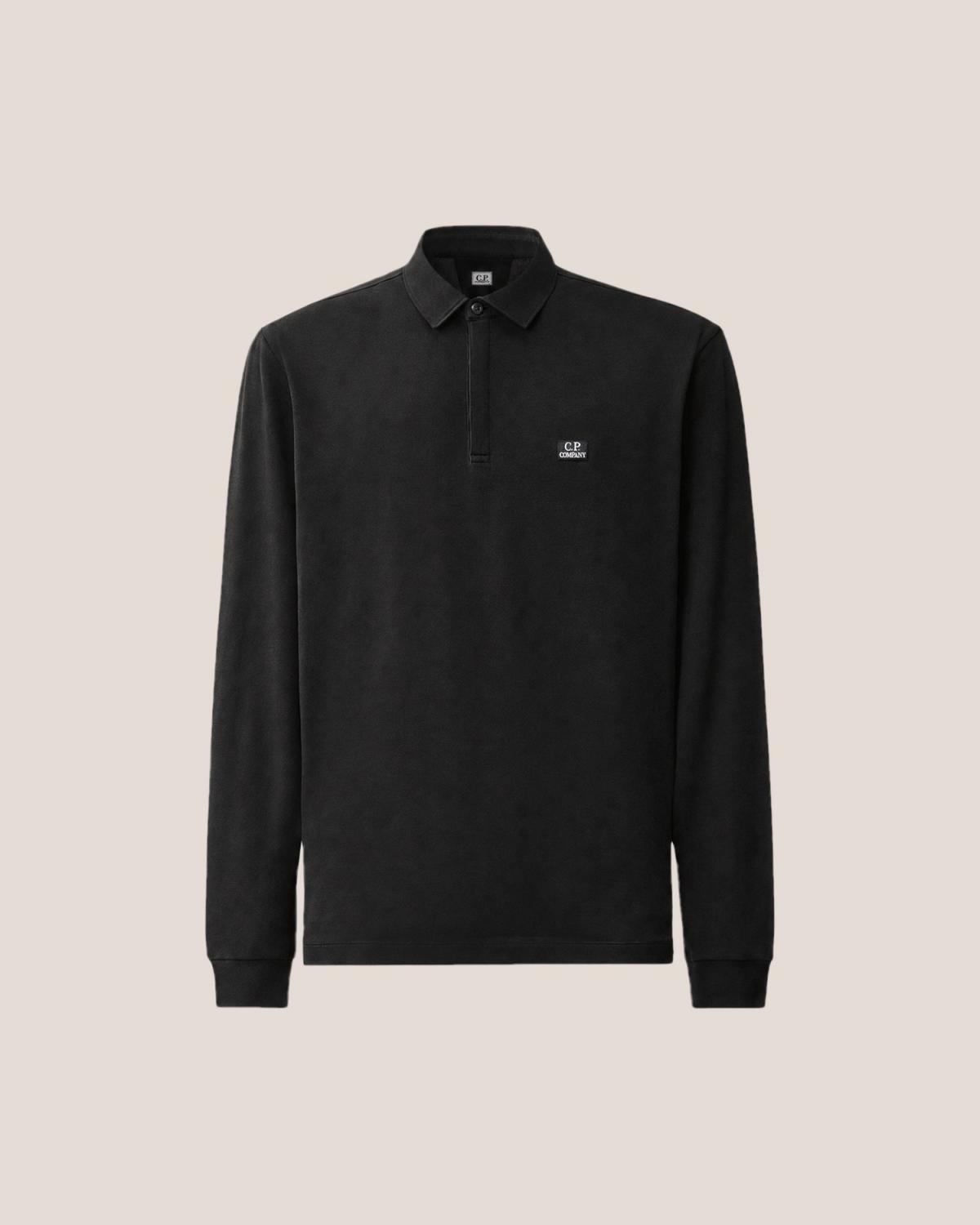 POLO M Longues C.P CompanyStretch Piquet PL154A  999 Noir