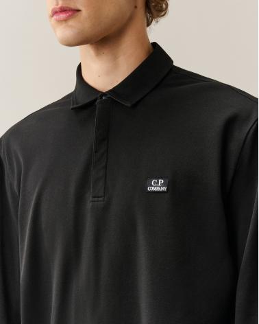 POLO M Longues C.P CompanyStretch Piquet PL154A  999 Noir