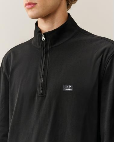 Polo C.P. Company  M/L 156A  999 Stretch Piquet Noir