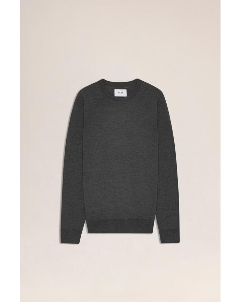 PULL COL ROND NN.07 TED GRIS
