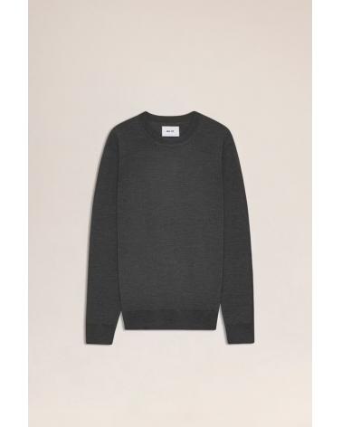 PULL COL ROND NN.07 TED GRIS