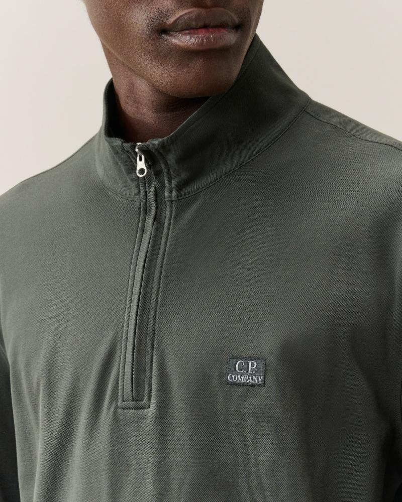 Polo C.P. Company  M/L 156A  987 Stretch Piquet Raven GRIS