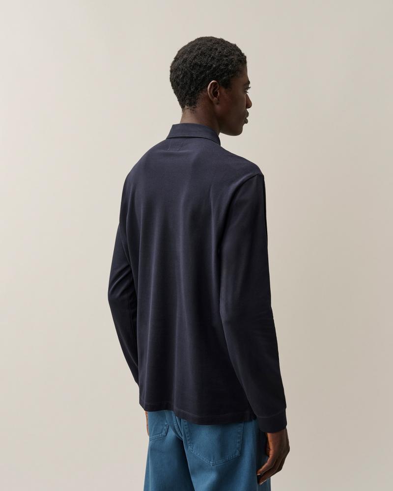 POLO M Longues C.P CompanyStretch Piquet PL154A  888 Marine