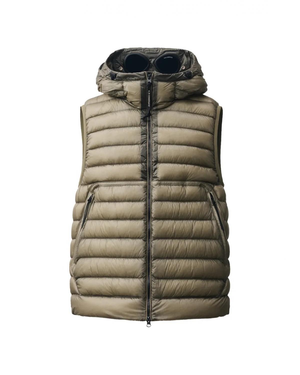 GILET S/MANCHES C.P COMPANY 21CMVE014  FALLEN ROCK  356 KAKI