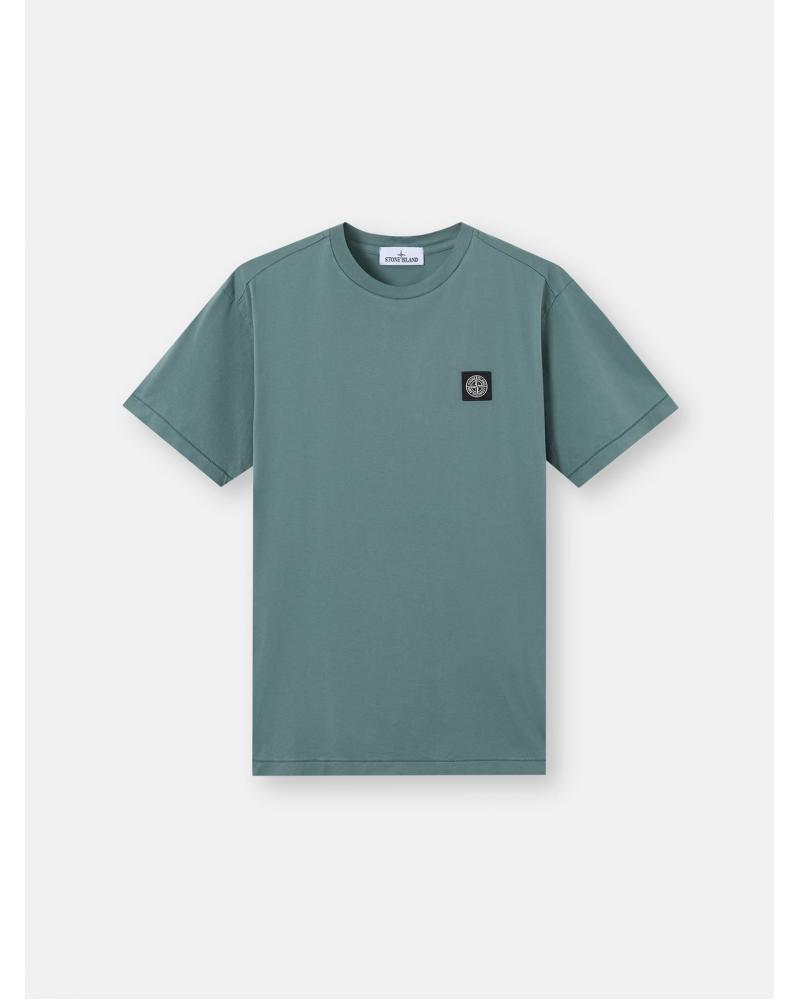 TEE SHIRT STONE ISLAND  2100027 S0013 005T VERT OCEAN