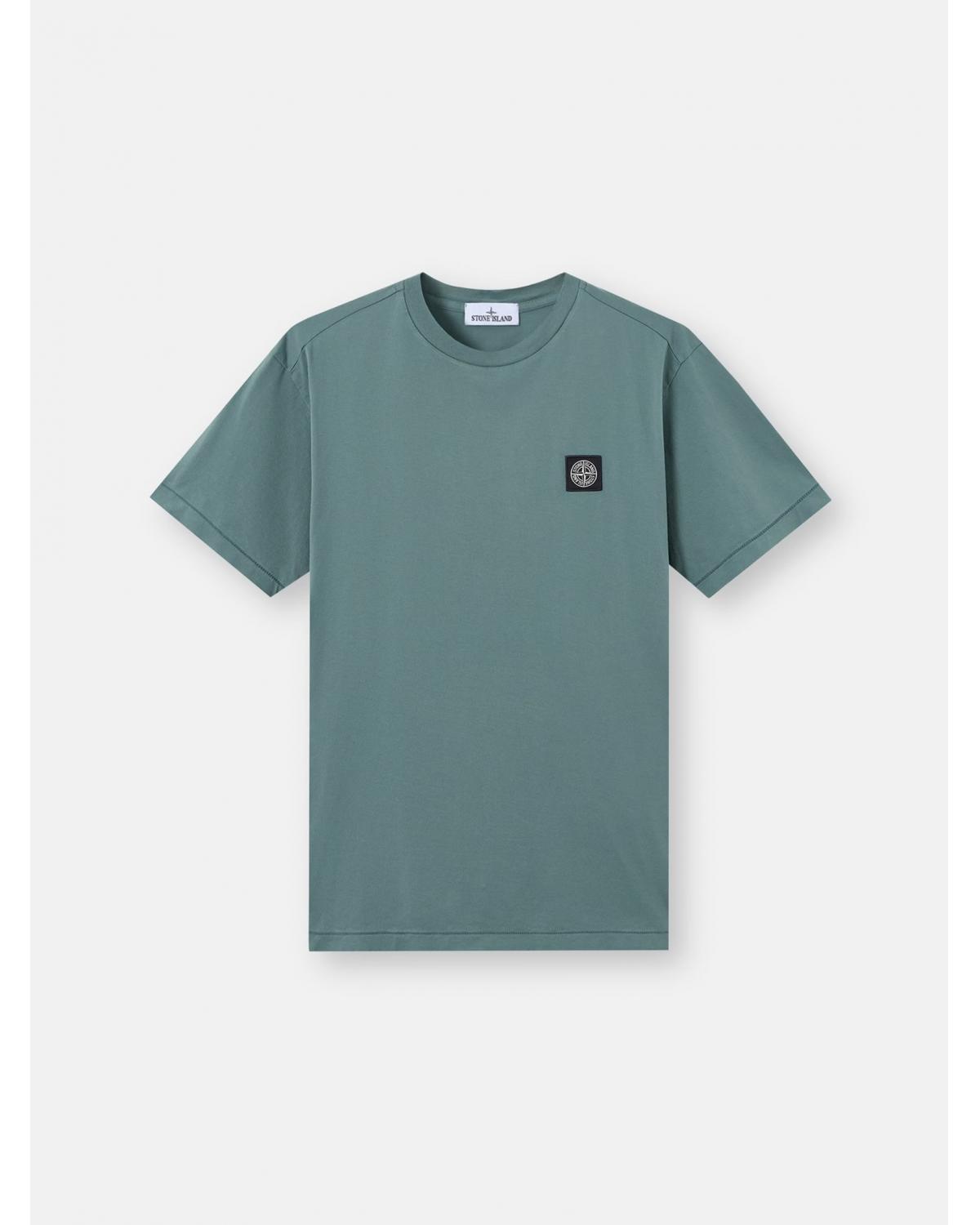 TEE SHIRT STONE ISLAND  2100027 S0013 005T VERT OCEAN
