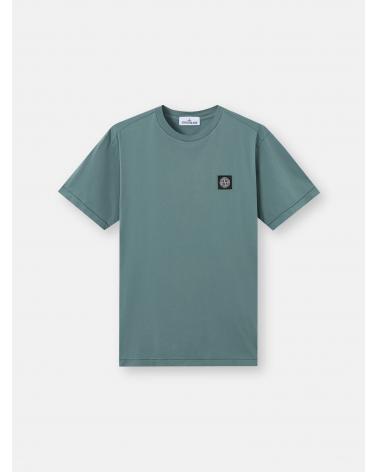 TEE SHIRT STONE ISLAND  2100027 S0013 005T VERT OCEAN