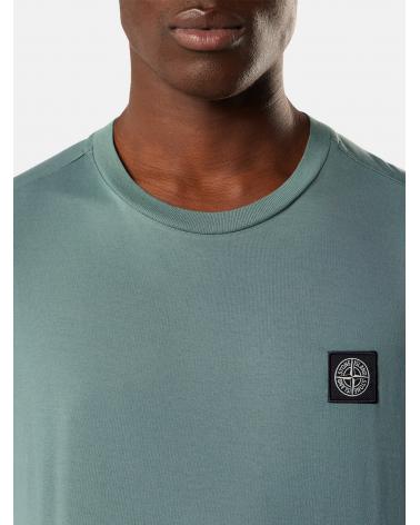 TEE SHIRT STONE ISLAND  2100027 S0013 005T VERT OCEAN