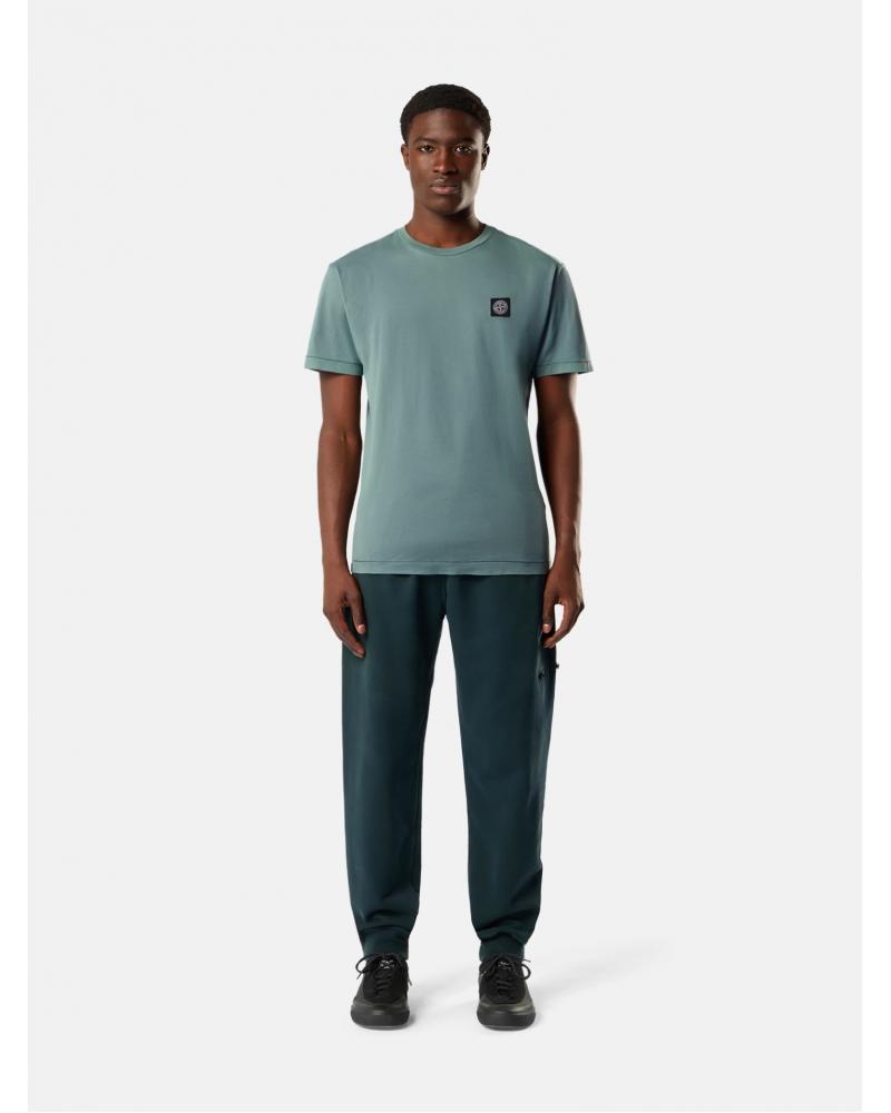TEE SHIRT STONE ISLAND  2100027 S0013 005T VERT OCEAN