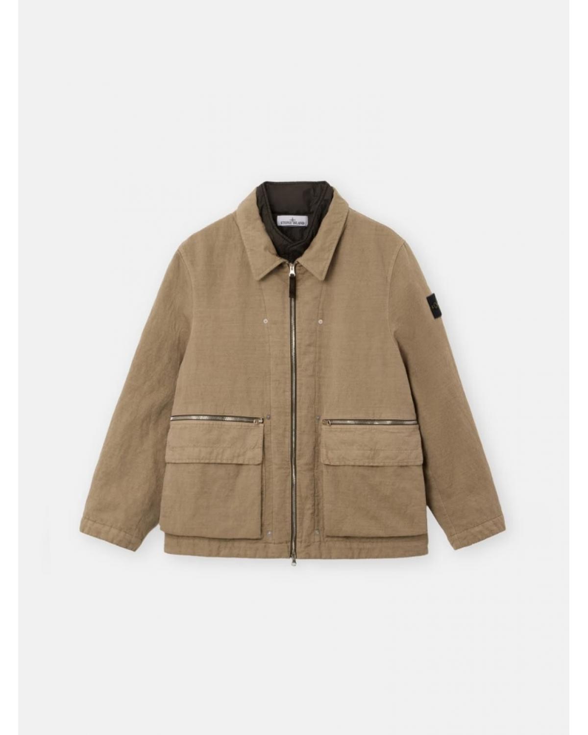 FIELD JACKET STONE ISLAND 4100043 S0455 0094 BISCUIT BEIGE