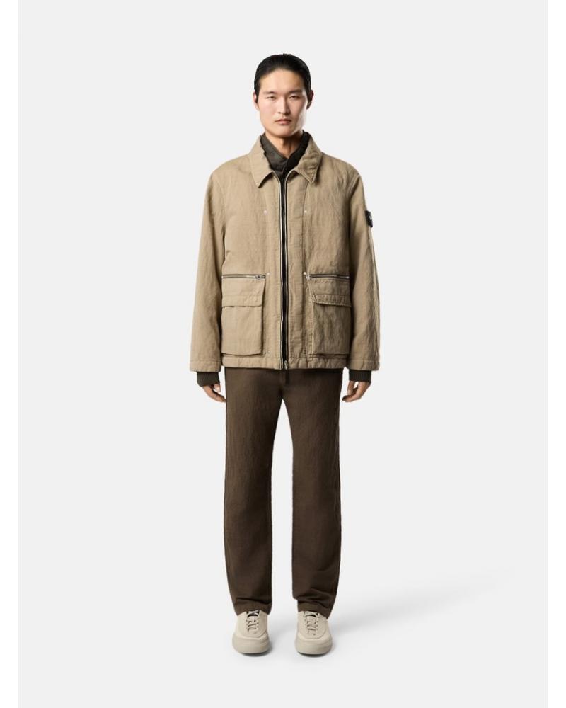 FIELD JACKET STONE ISLAND 4100043 S0455 0094 BISCUIT BEIGE