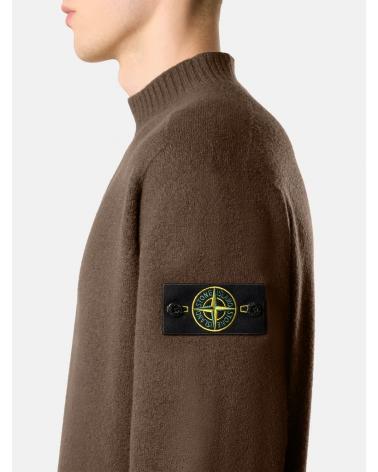 PULL COL ROND STONE ISLAN 5100041 S0IN1  007C  UMBER MARRON