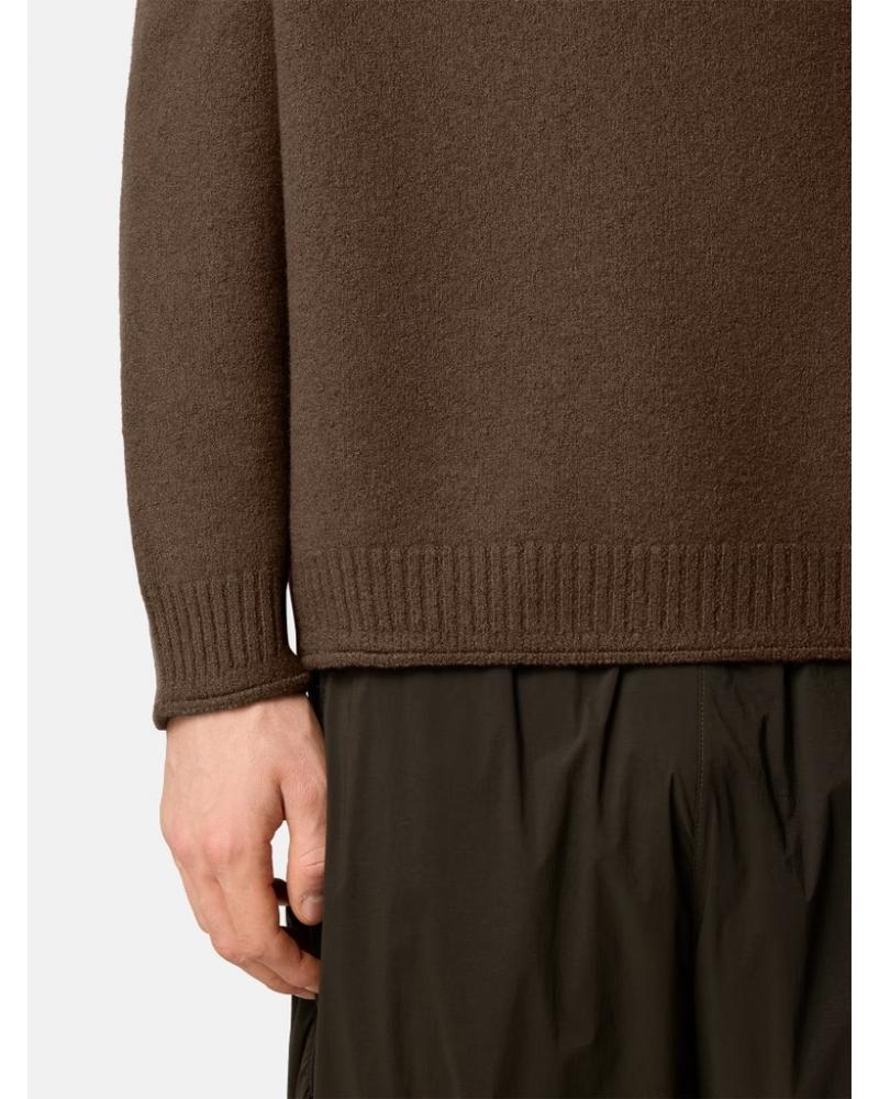 PULL COL ROND STONE ISLAN 5100041 S0IN1  007C  UMBER MARRON
