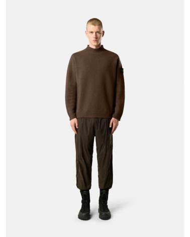 PULL COL ROND STONE ISLAN 5100041 S0IN1  007C  UMBER MARRON