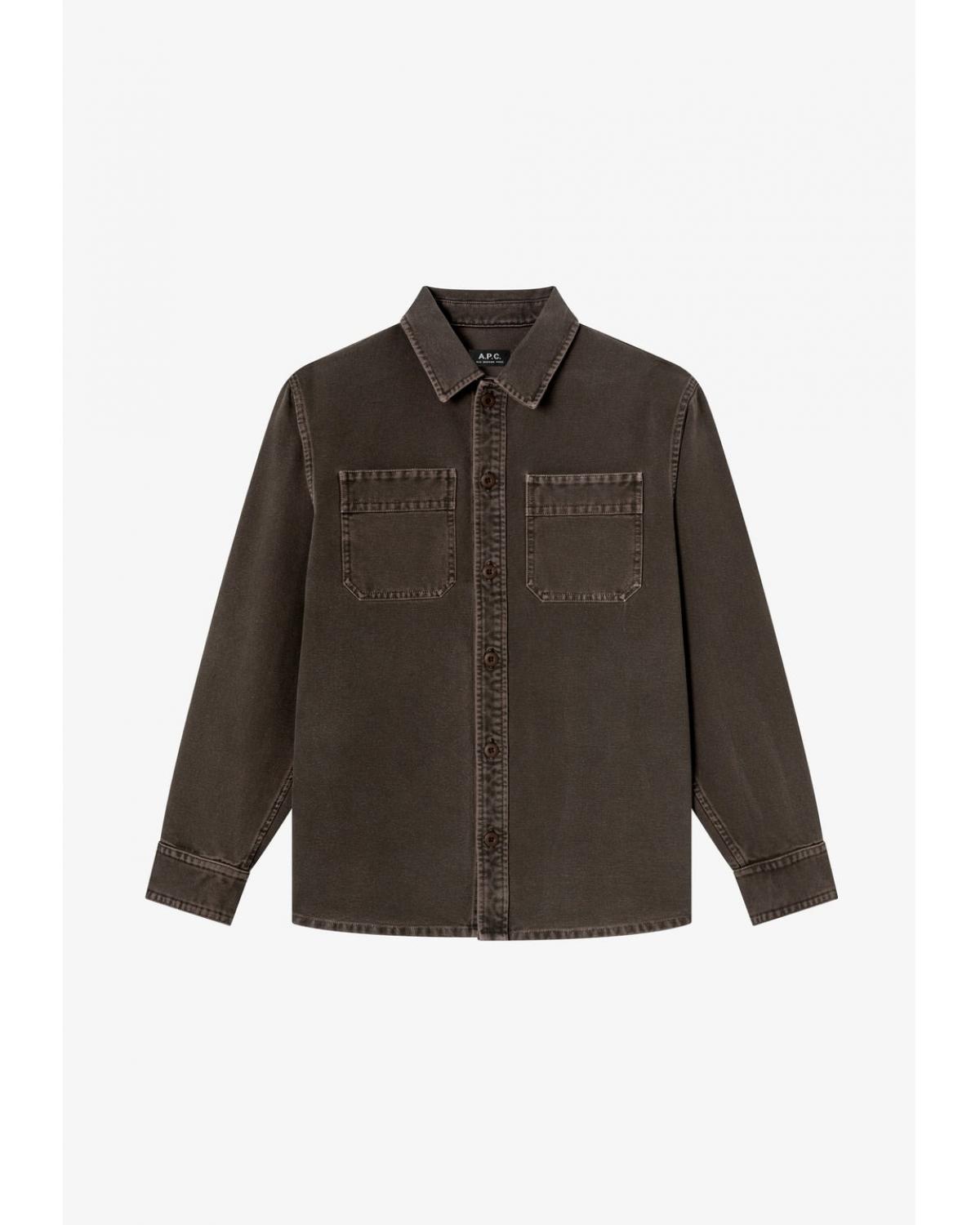 SURCHEMISE NOAH A.P.C. MARRON