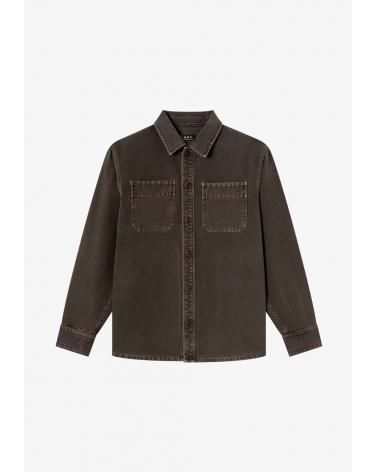 SURCHEMISE NOAH A.P.C. MARRON