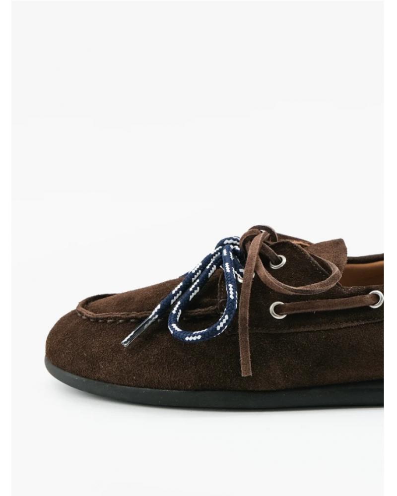 MOCASSIN TORAL  HARVEY SUEDE MUSTANG-MARRON