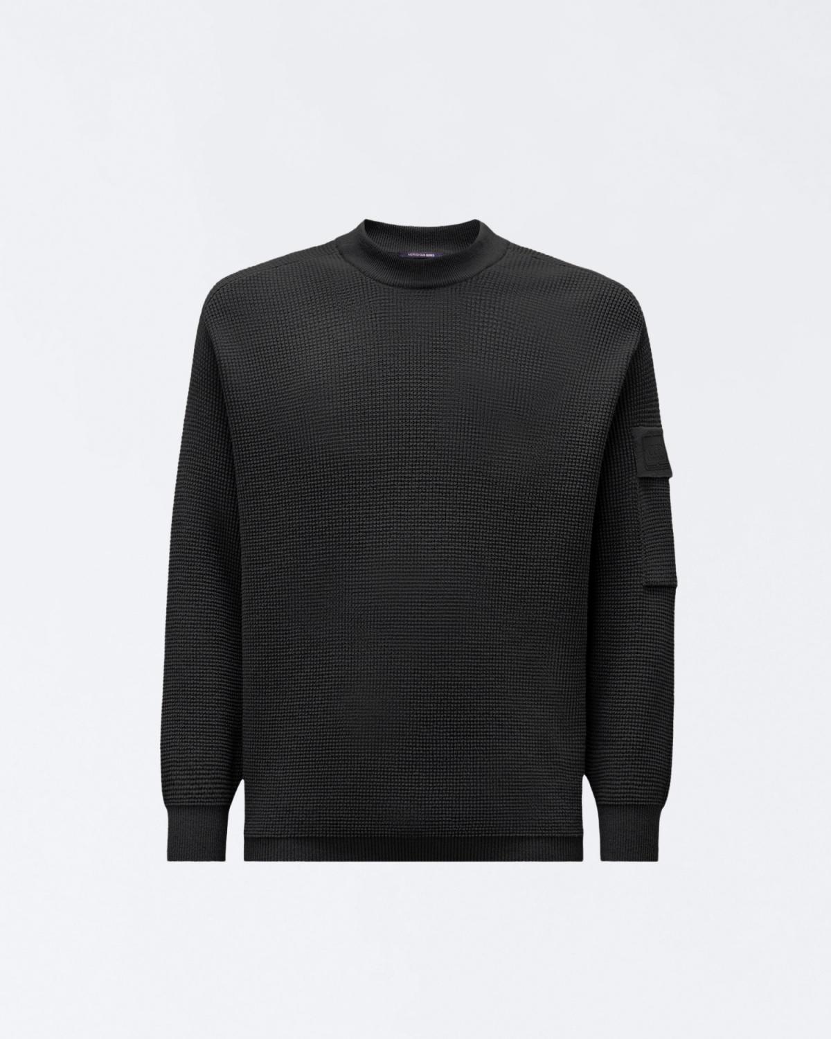 PULL COL ROND CP METROPOLIS KN040A  999 NOIR