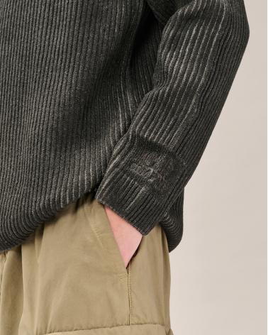 PULL CP COMPANY COL ROND CHENILLE CMKN220A 985 RAVEN GRIS