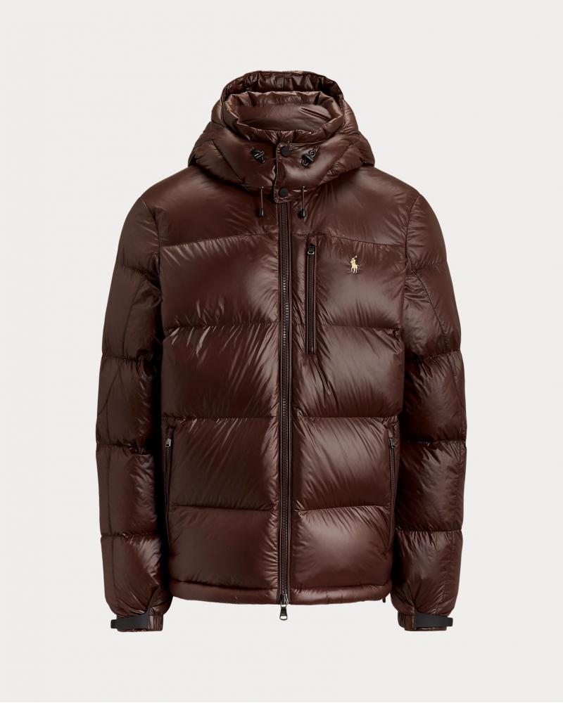  Doudoune brillante Gorham RALPH LAUREN Marron