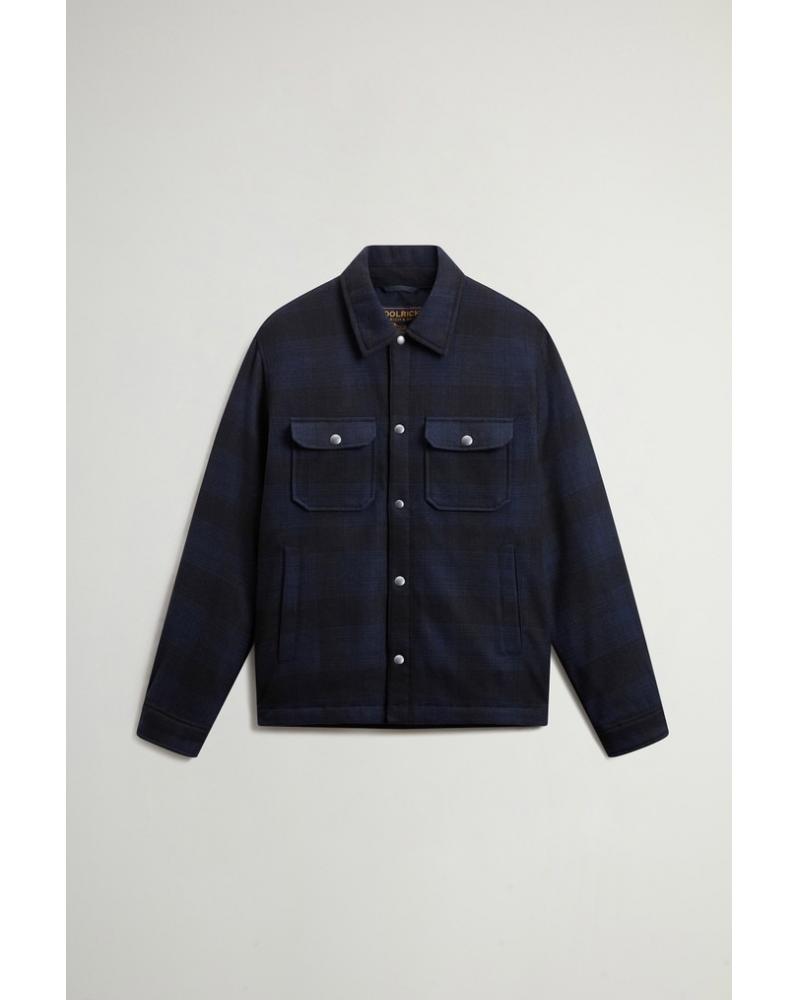 Surchemise  WOOLRICH Alaskan Check BLEU/MARINE