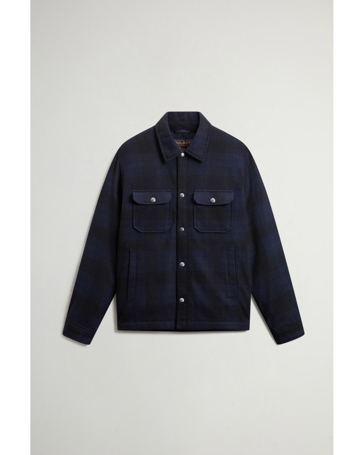 Surchemise  WOOLRICH Alaskan Check BLEU/MARINE