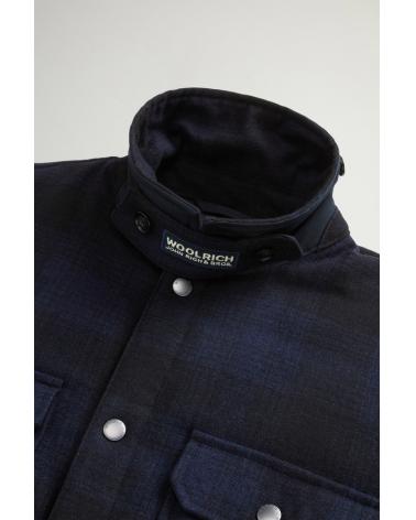 Surchemise  WOOLRICH Alaskan Check BLEU/MARINE