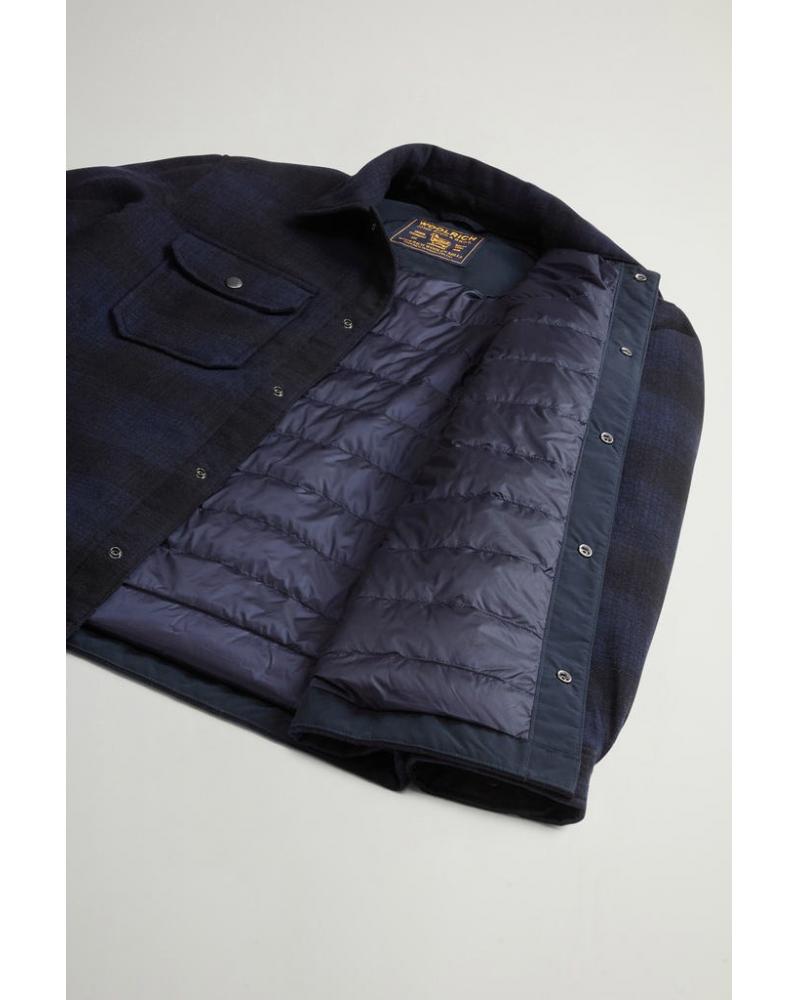 Surchemise  WOOLRICH Alaskan Check BLEU/MARINE