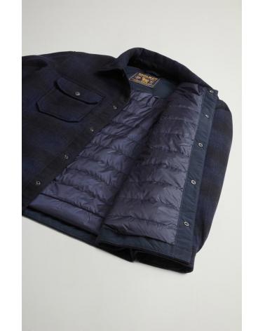 Surchemise  WOOLRICH Alaskan Check BLEU/MARINE