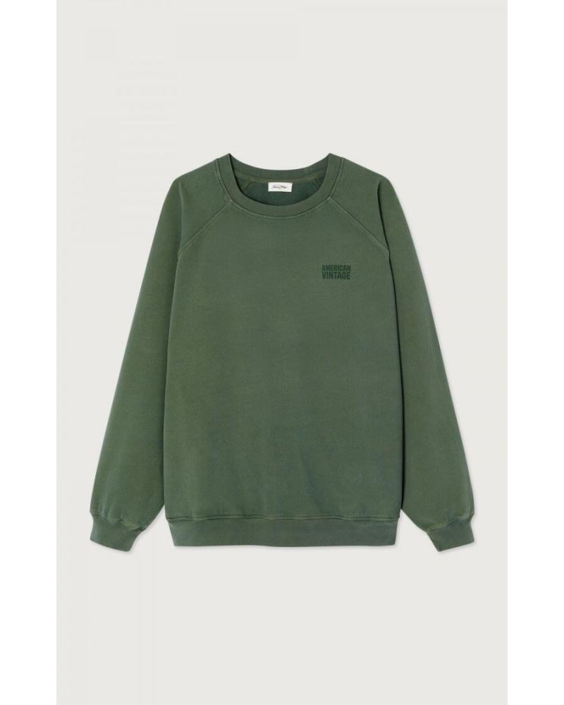 SWEAT AMERICAN VINTAGE VERT VINTAGE