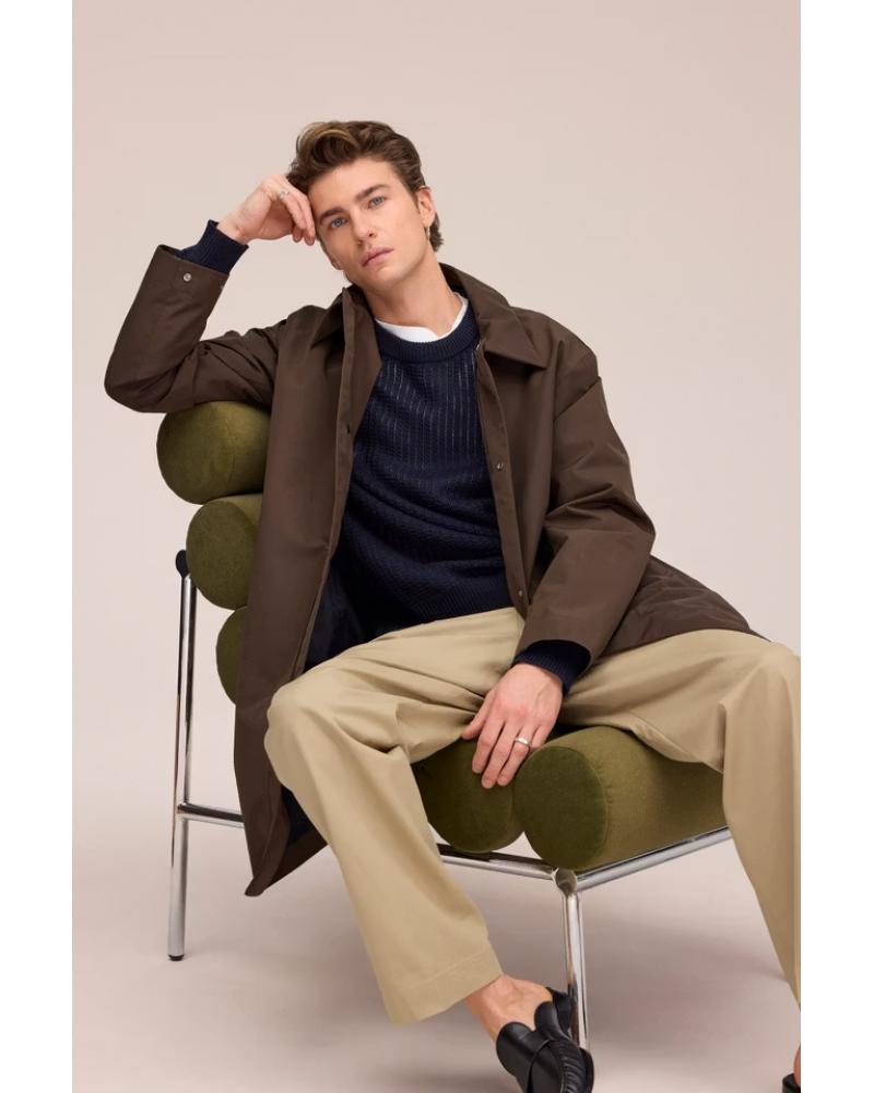 TRENCH NN.07 STEVE COAT  MARRON 