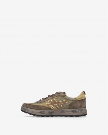 Baskets PREMIATA Nous 8463KAKI/ VERT/GRIS
