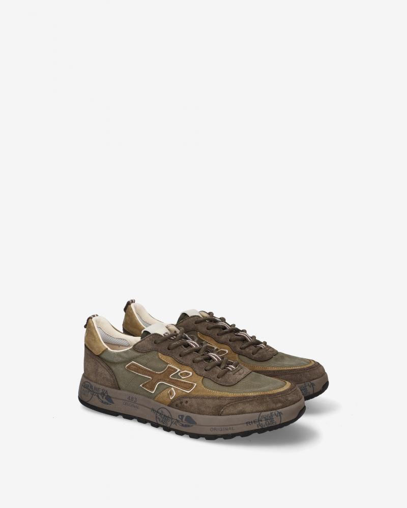 Baskets PREMIATA Nous 8463KAKI/ VERT/GRIS