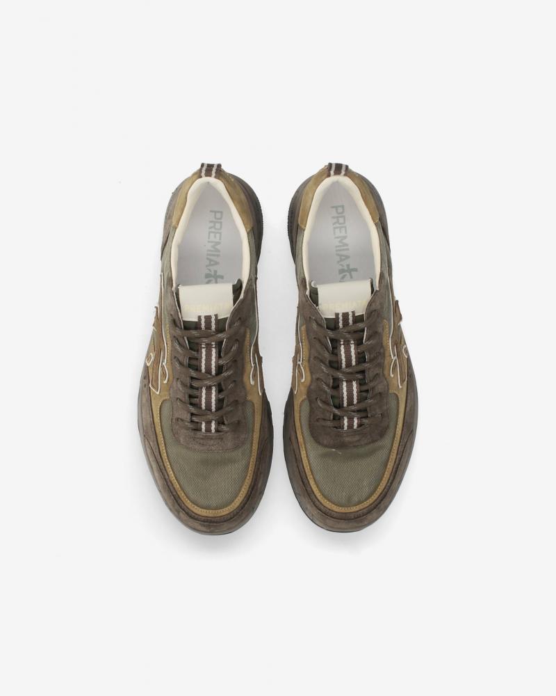 Baskets PREMIATA Nous 8463KAKI/ VERT/GRIS