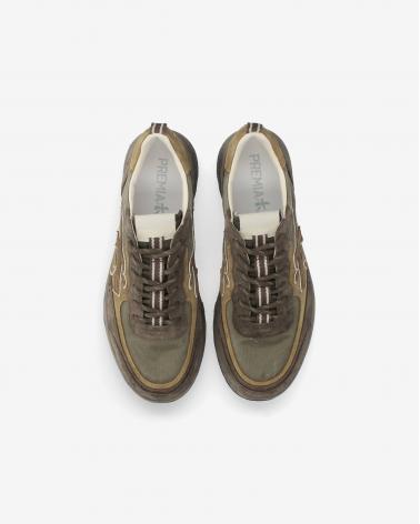 Baskets PREMIATA Nous 8463KAKI/ VERT/GRIS