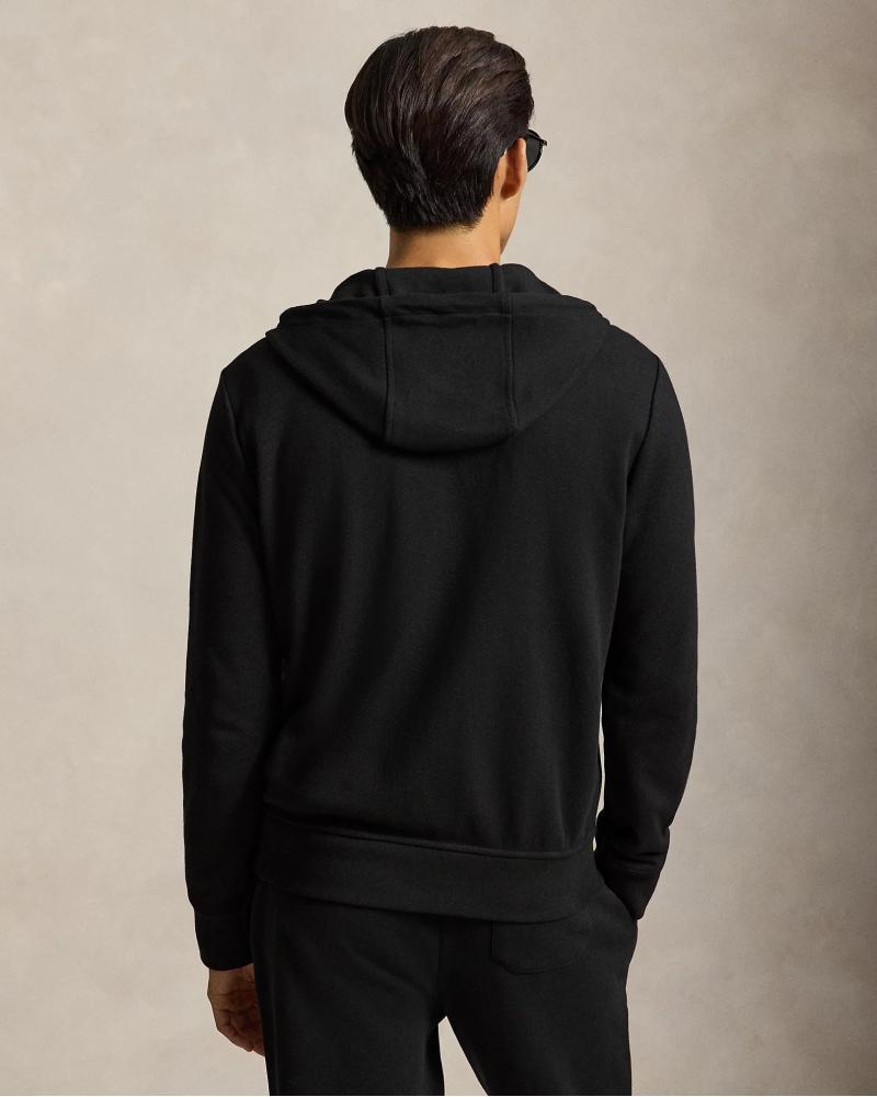 SWEAT RALPH LAUREN  ZIPPÈ HYBRIDE NOIR