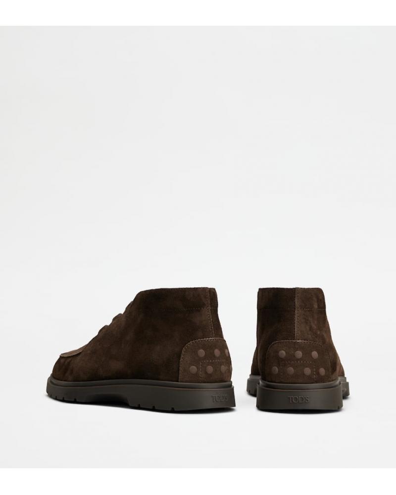 Bottine TOD'S en Cuir Velours Marron