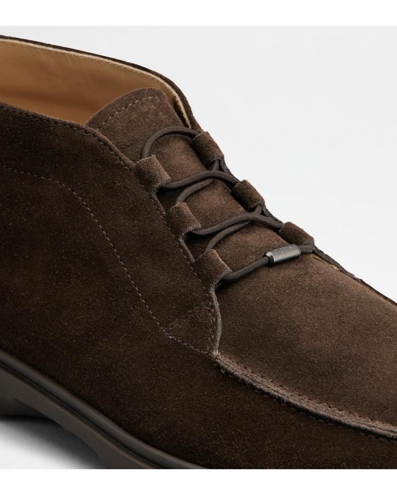 Bottine TOD'S en Cuir Velours Marron