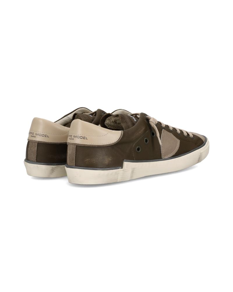 PHILIPPE MODEL PRSX WB04 CUIR MARRON/BEIGE