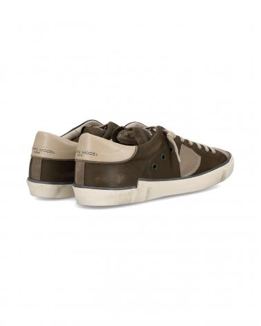 PHILIPPE MODEL PRSX WB04 CUIR MARRON/BEIGE