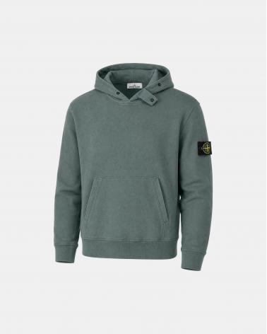 SWEAT STONE ISLAND 6100023  S0A20 005T OCEAN GREEN VERT