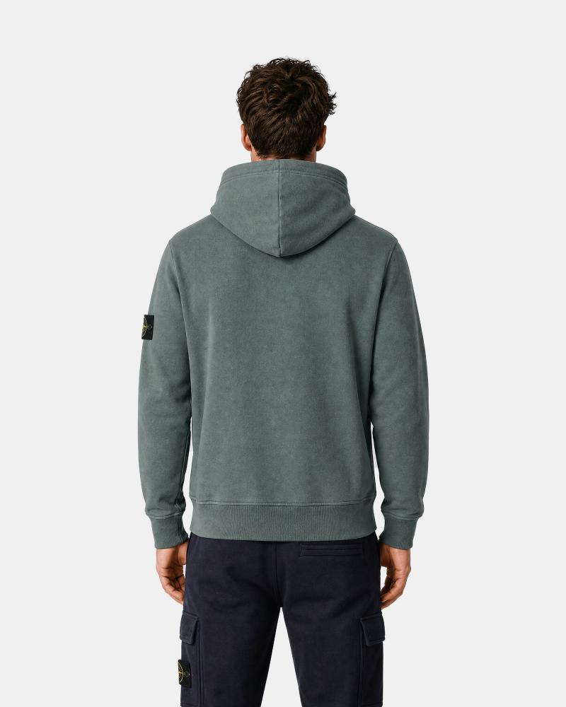 SWEAT STONE ISLAND 6100023  S0A20 005T OCEAN GREEN VERT