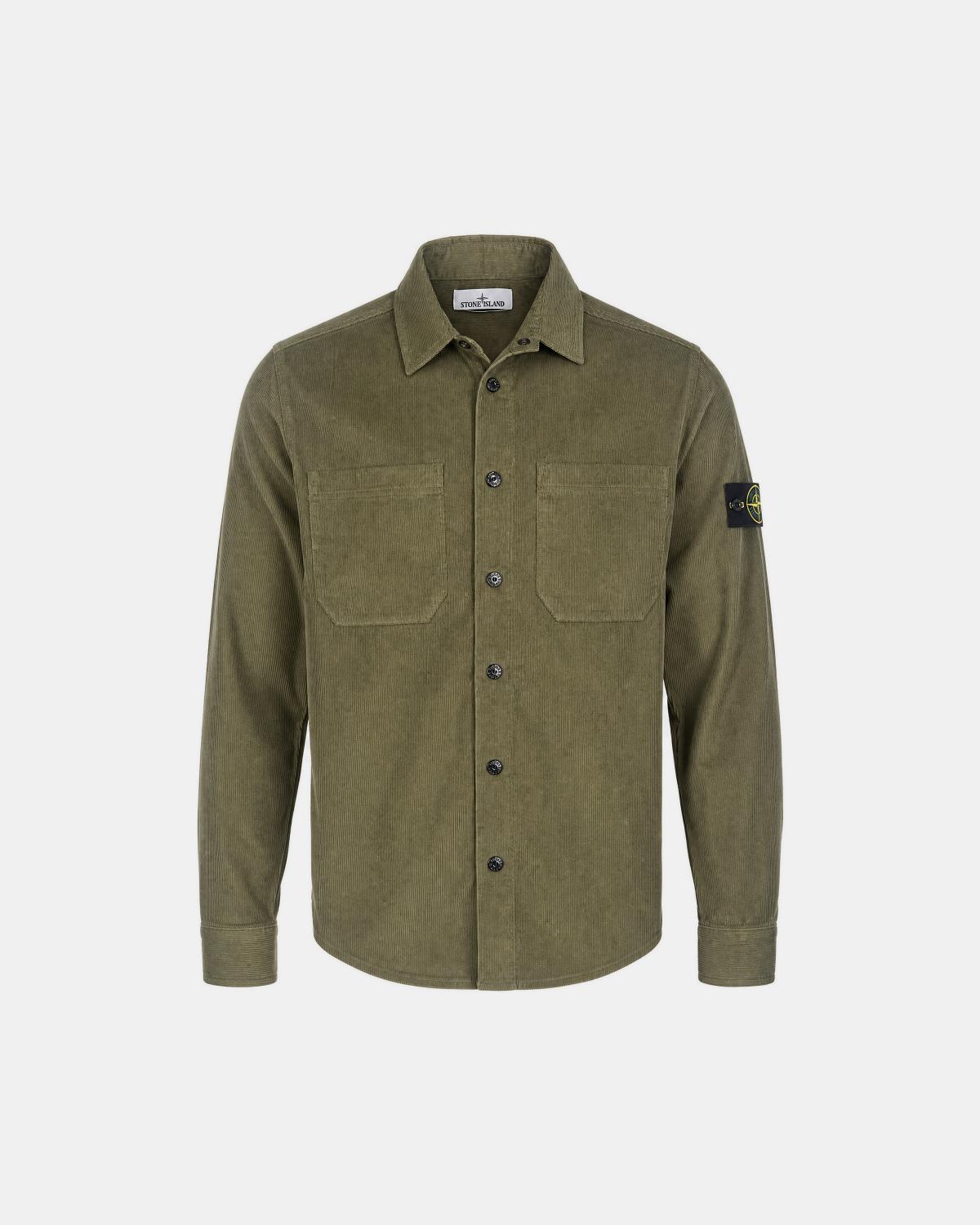 Surchemise STONE ISLAND1200042  S0144  005G Vert Militaire