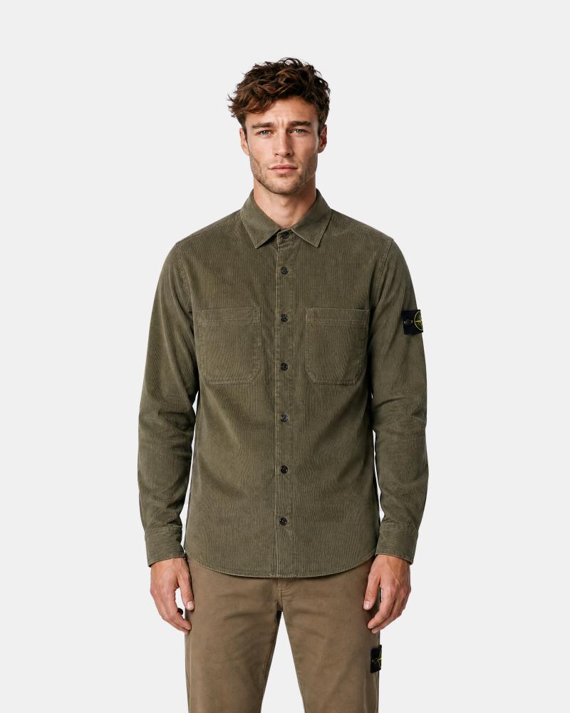 Surchemise STONE ISLAND1200042  S0144  005G Vert Militaire