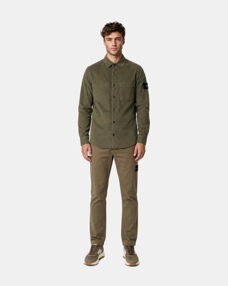 Surchemise STONE ISLAND1200042  S0144  005G Vert Militaire