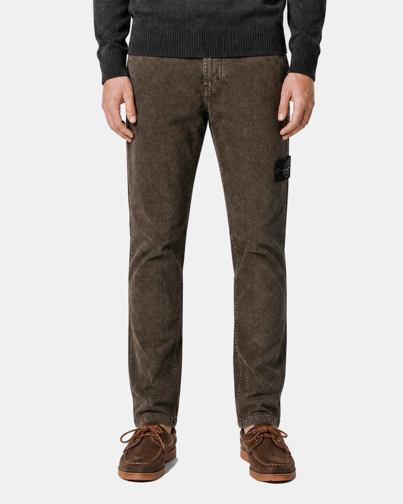 PANTALON STONE ISLAND 3100039 S0446  0062 LEAD GREY MARRON/GRIS