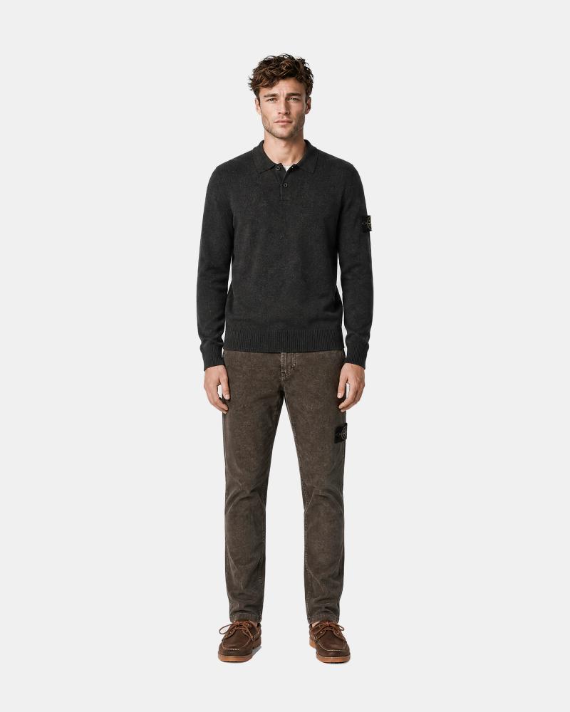 PANTALON STONE ISLAND 3100039 S0446  0062 LEAD GREY MARRON/GRIS